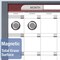Quartet Boards, Magnetic Dry Erase, Fiberboard Frame, White/Clear 72982 - alternate 8
